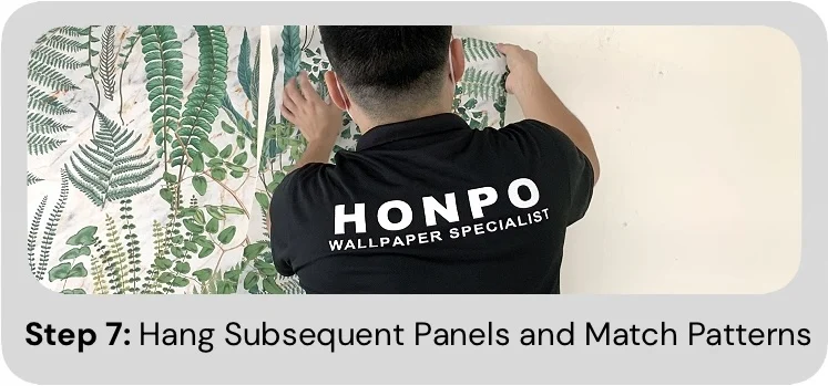 hang panels match patterns